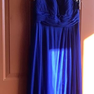 Formal Evening Maxi dress royal blue Size 10